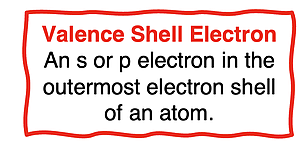 Definition of valence shell electron.