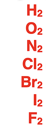 The diatomic elements